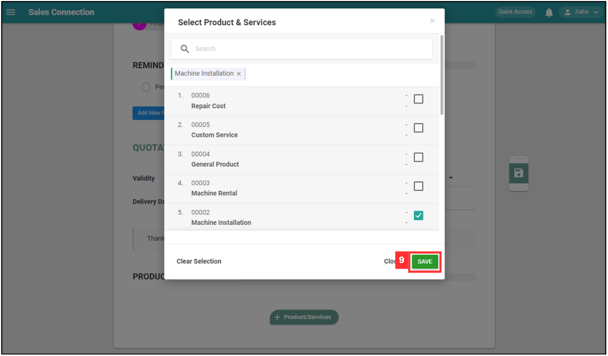 Create Digital Form2 Step 9