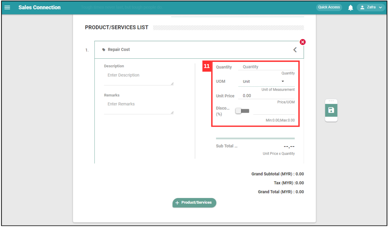 Create Digital Form3 Step 11