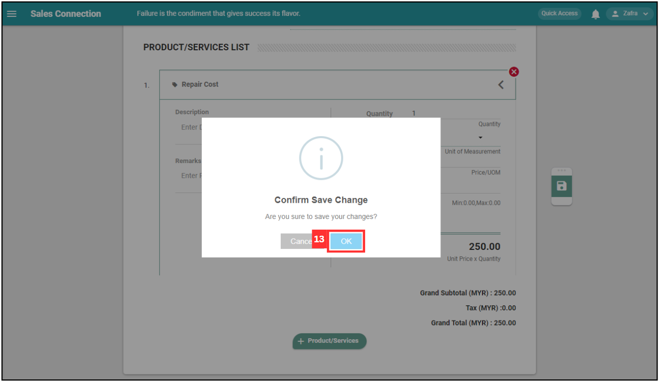 Create Digital Form3 Step 13