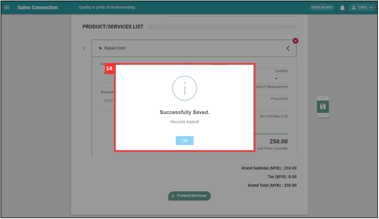 Create Digital Form3 Step 14