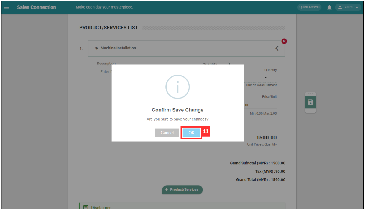 Create Digital Form Step 11