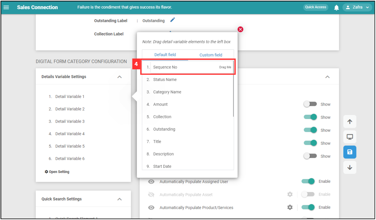 DF Template Settings Step 4