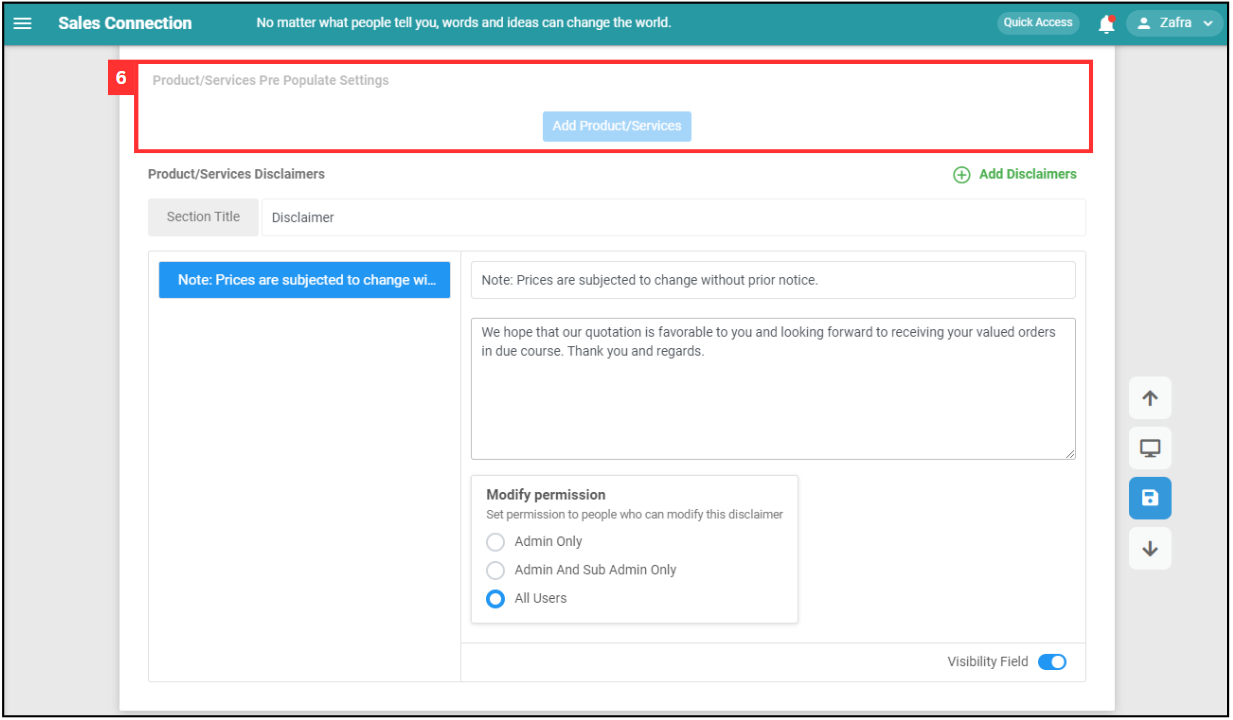 DF Template Settings6 Step 6