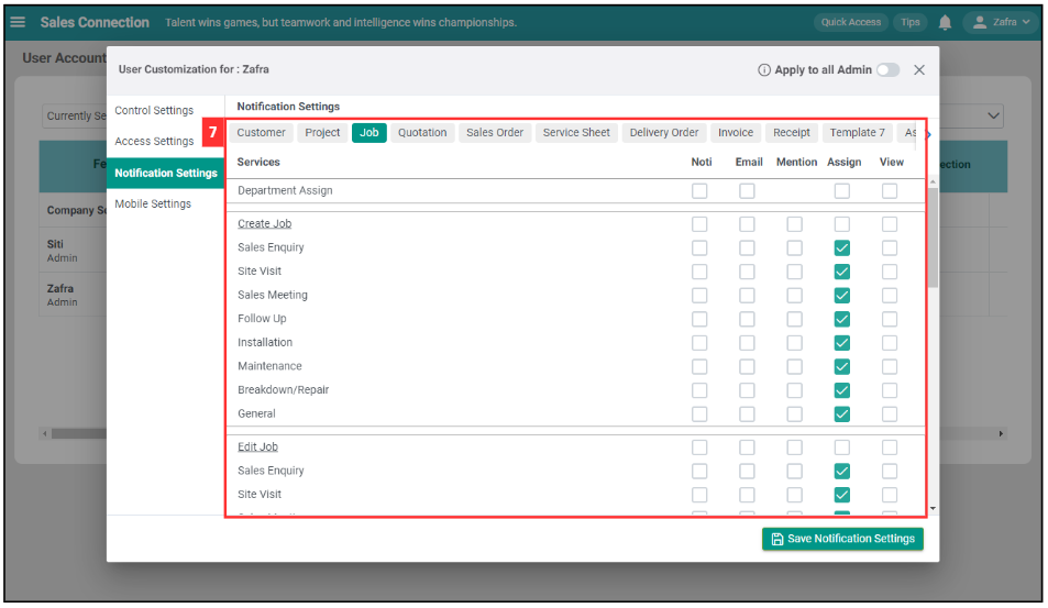 Enable Notification in UAC Step 7