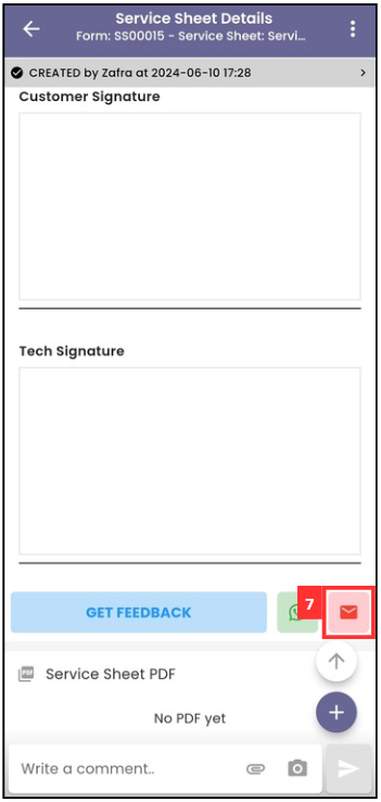 How to Get Remote Signature From Customer2 Mobile Step 7