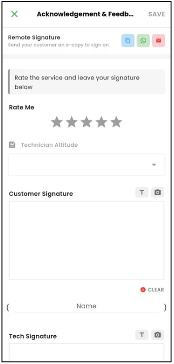 How to Get Remote Signature From Customer3 Mobile Step 8