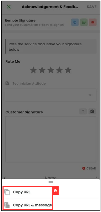 How to Get Remote Signature From Customer3 Mobile Step 9