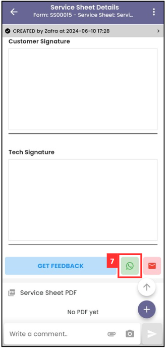 How to Get Remote Signature From Customer Mobile Step 7