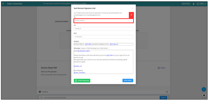 How to Get Remote Signature From Customer Using Email Step 7