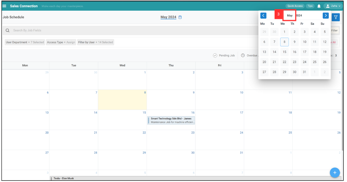 Job Filter by date range 3