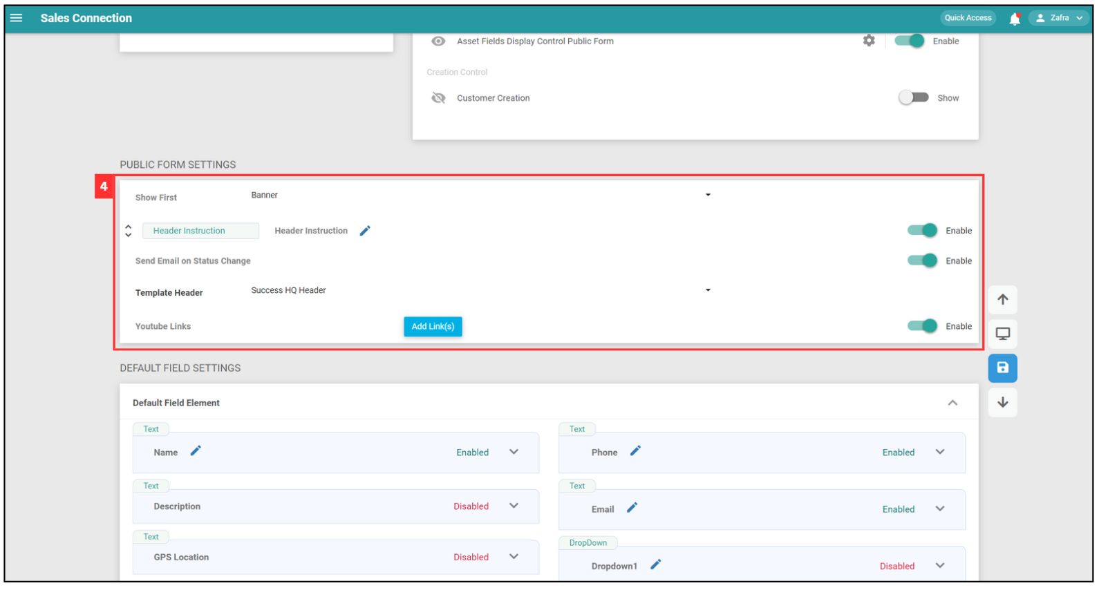 Public Form Template Step 4