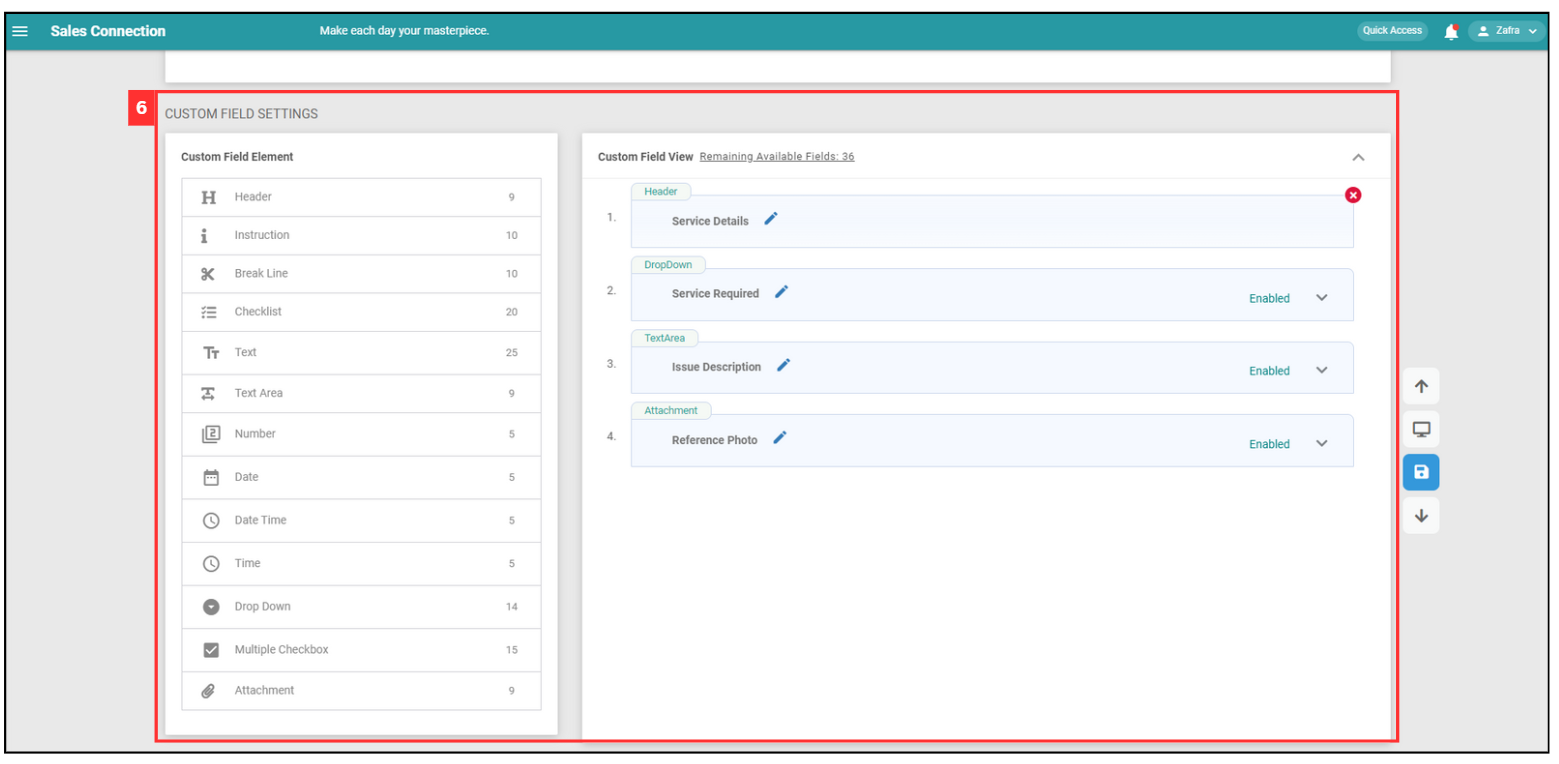 Public Form Template Step 6