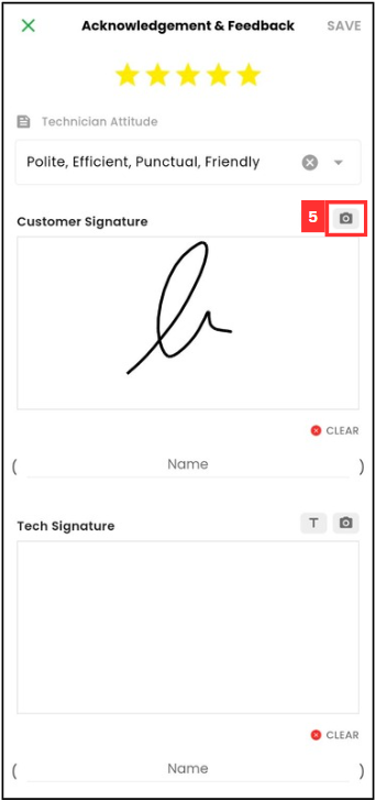 Request Signature Company Stamp Step 5