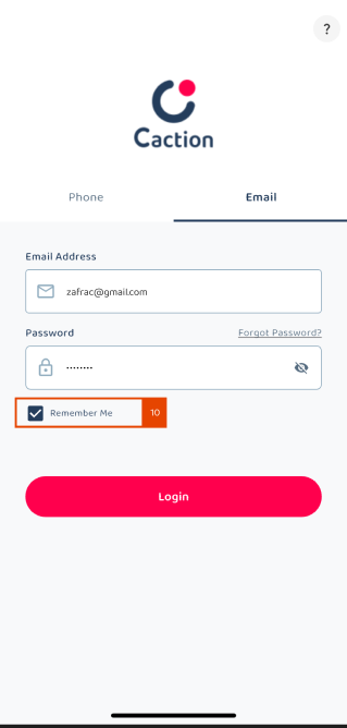 Reset Passsword Using Email in App Step 12