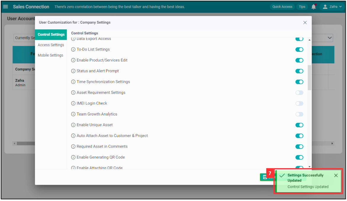 Turn Off IMEI Step 1