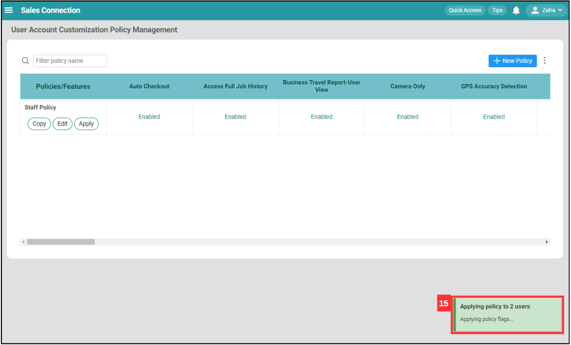 UAC Policy Management Step 15