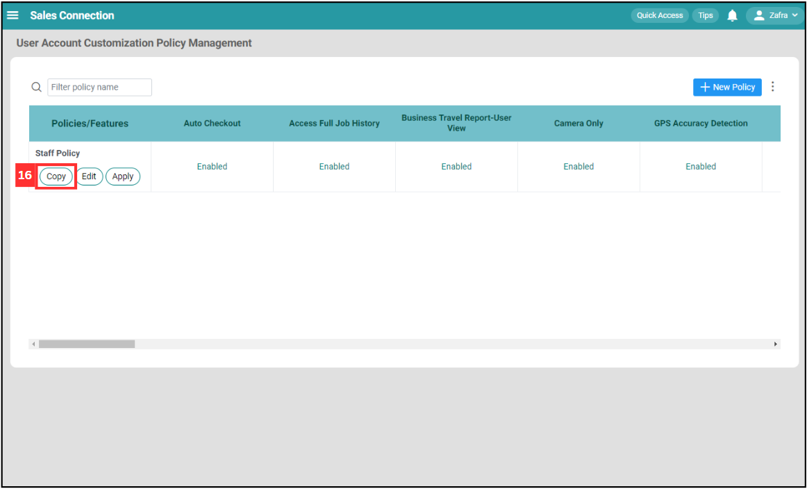 UAC Policy Management Step 16