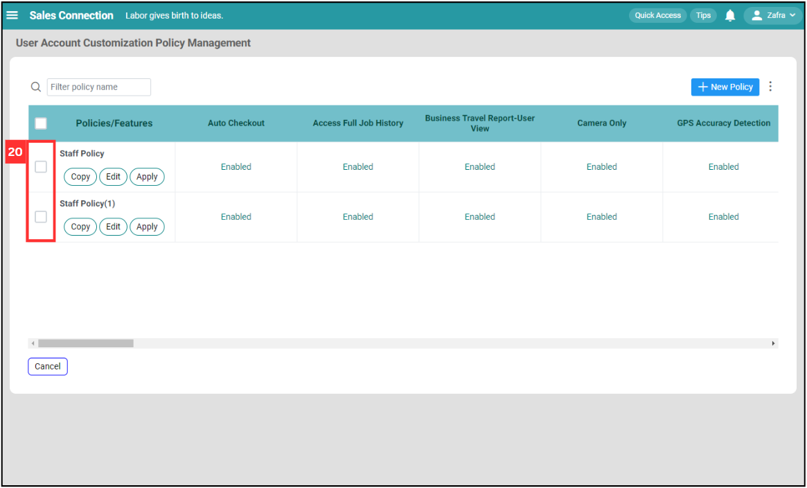 UAC Policy Management Step 20