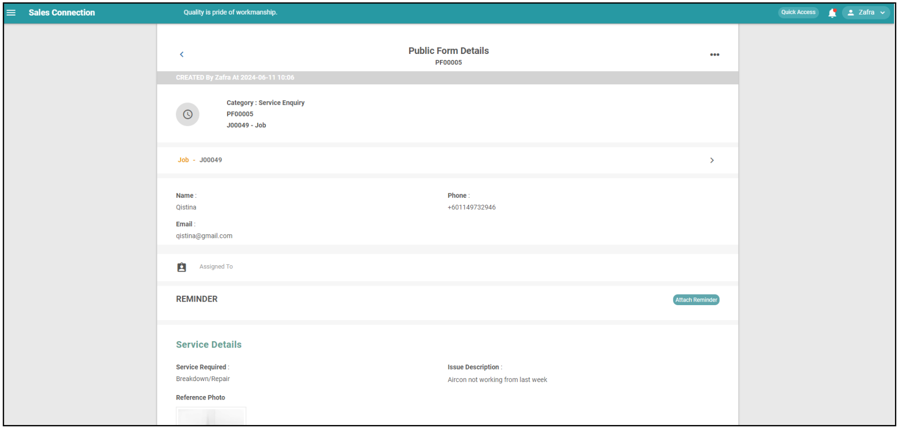 Access Submitted Public Form Step 2