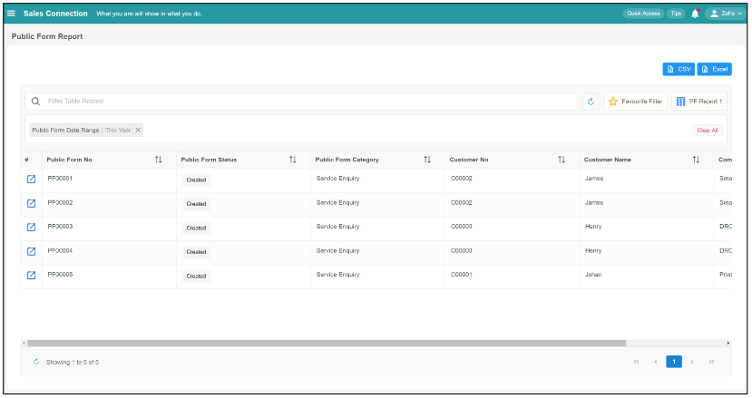 Access Submitted Public Form Defualt Columns Step 13