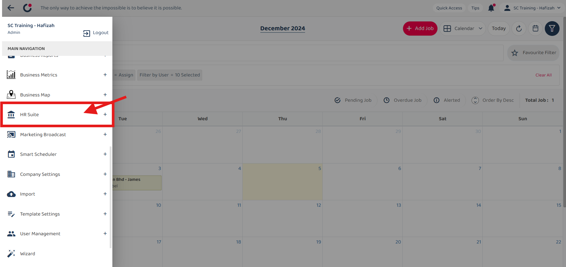 How to activate traveling mileage calculation ?