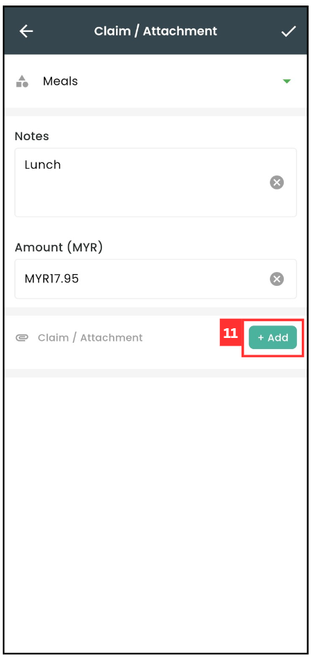 Add Claim Step 11