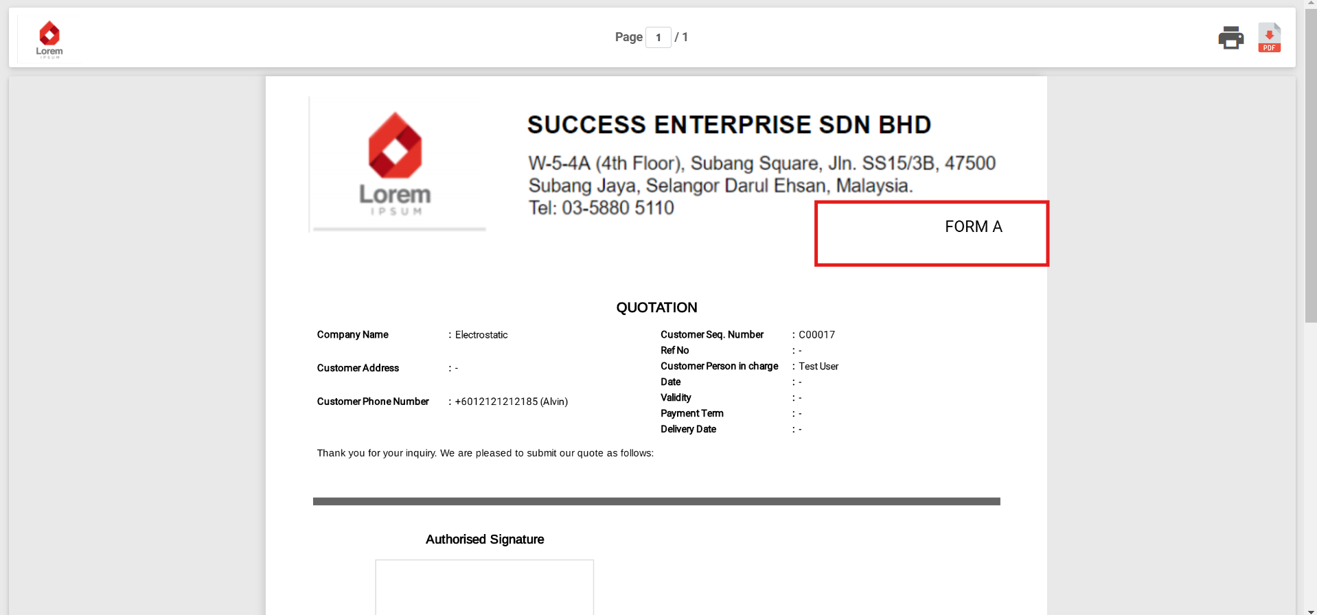 What is ISO field?