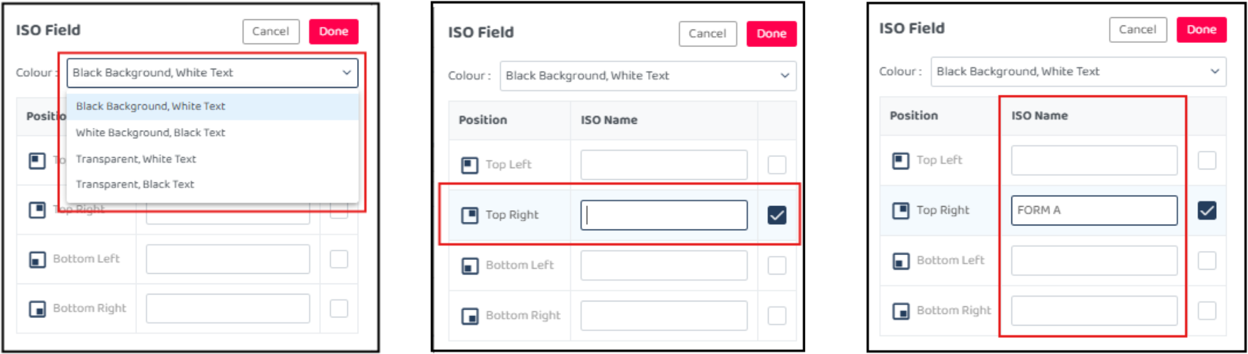 What is ISO field?