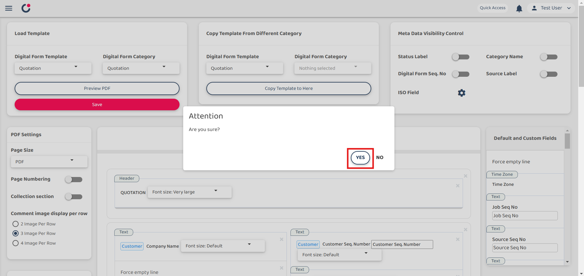 What is ISO field?