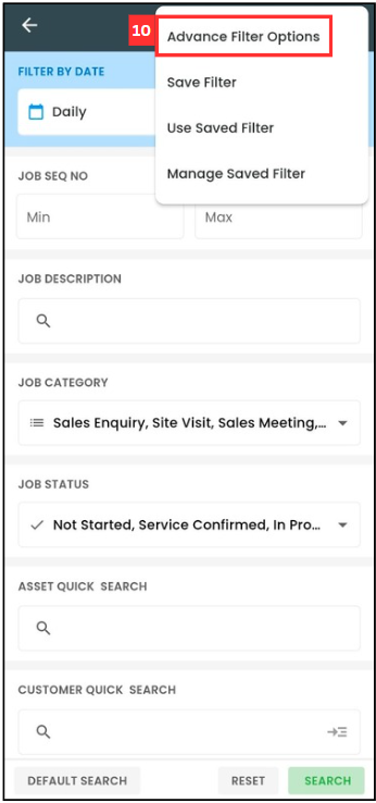 Job Schedule Mobile Step 10