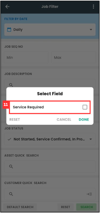 Job Schedule Mobile Step 11