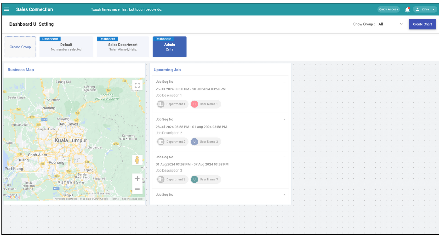 Metric Dashboard Layout Settings - Delete Chart Step 2