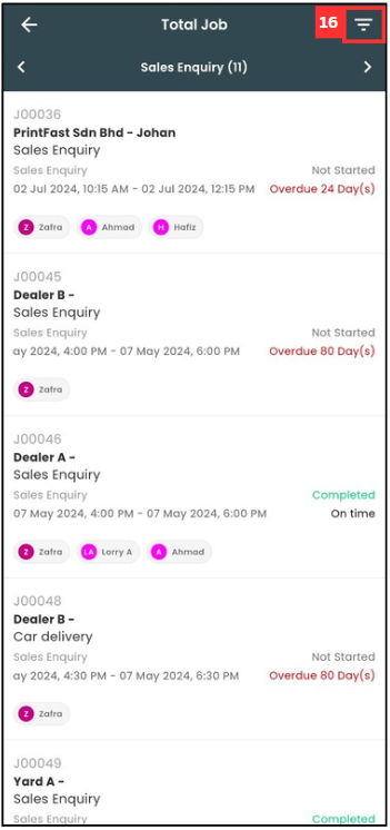 Performance Metrics App Step 16