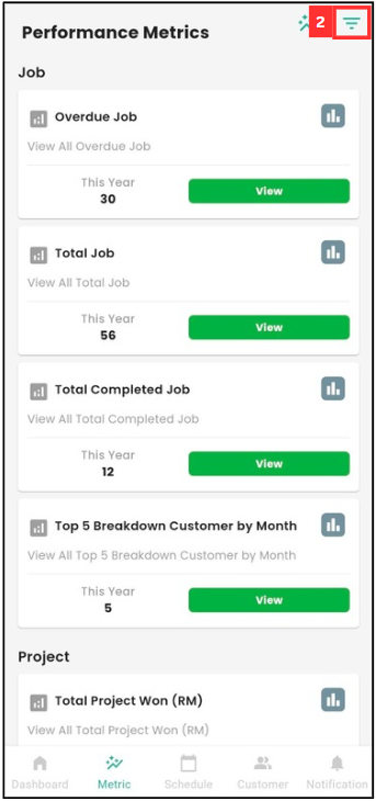 Performance Metrics App Step 2