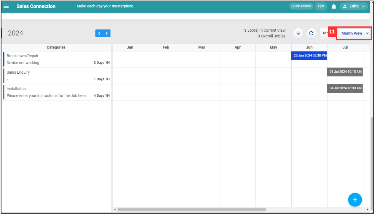 Project Schedule Step 11