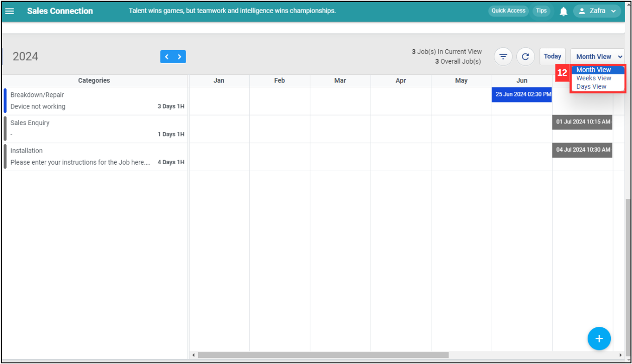 Project Schedule Step 12