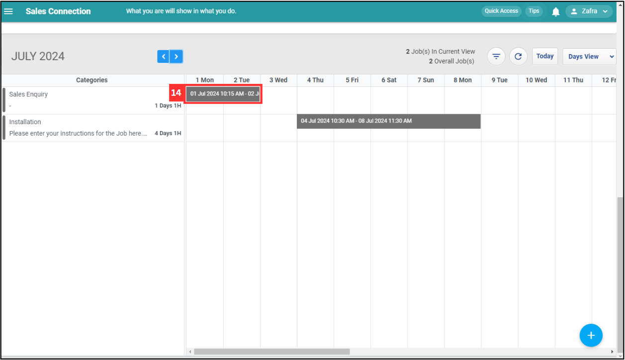 Project Schedule Step 14